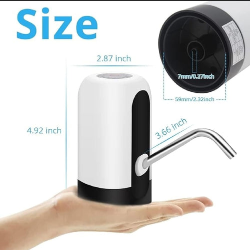 Automatic Electric Water Bottle Pump Dispenser – USB Rechargeable One-Touch Water Pump for Home